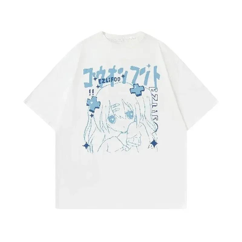 Wear Graphic T Shirts Vintage Summer Streetwear Womens Print Short Sleeved Tshirt Sweet and Spicy Harajuku Summer Streetwear