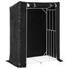 Firewood Rack with Rain Cover 150 x 80 x 200 cm Galvanized Steel