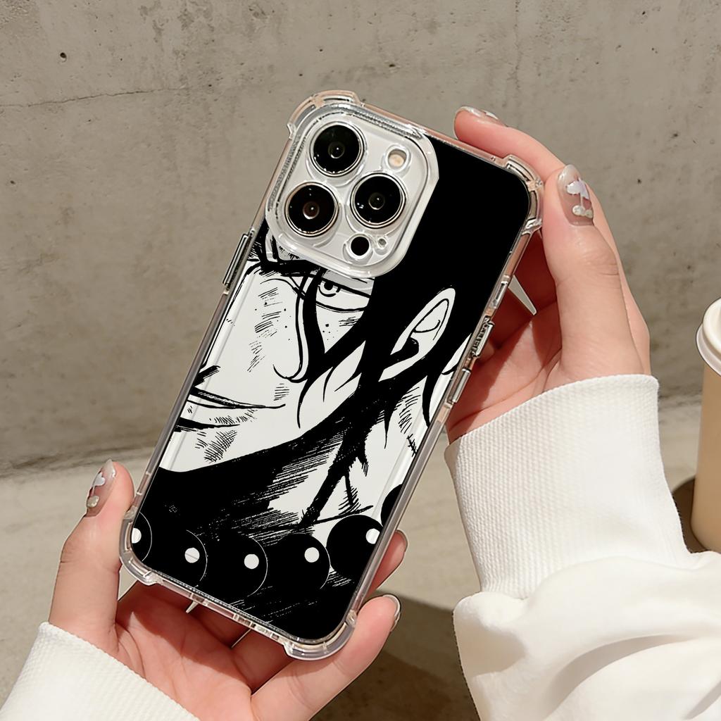 Anime Luffys Zoros Phone Case For iPhone 17 16e 16 15 14 13 12 11 Mini Air Pro Max X XR XSMax 7 8 Plus Anti Fall Clear