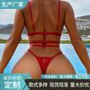 New Sexy Seduction Lace Underwear Erotic Underwear One-piece Women's Three Points