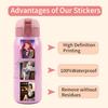 64 New Styles of Naruto Girls Group 4 Open Graffiti Stickers Decorative Scooter Water Cup DIY Personality Stickers