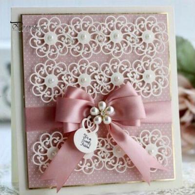 Spitze Blume Metall Schneiden Stirbt DIY Scrapbooking Prägung Papier Karten Album Schablone