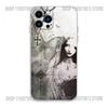Gothic Cyber Sigil Cross Phone Case For iPhone 17 16,15,14,13,12,11 Plus,Pro,Max,XR,Plus,E,Mini Transparent Soft Cover