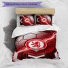 Middlesbrough Fußball Bedrucktes 3-teiliges Bettwäsche-Set, Bequemes Hautfreundliches Schlafzimmer Bettbezug-Set