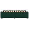 Bed Frame without Mattress Dark Green 90 x 190 cm Velvet