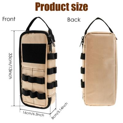 Upgraded Toolkit With Shoulder Strap Anti-friction Bottom Tactical Hand Tool Bag Multi-purpose Work Tote for Repairman Carpenter