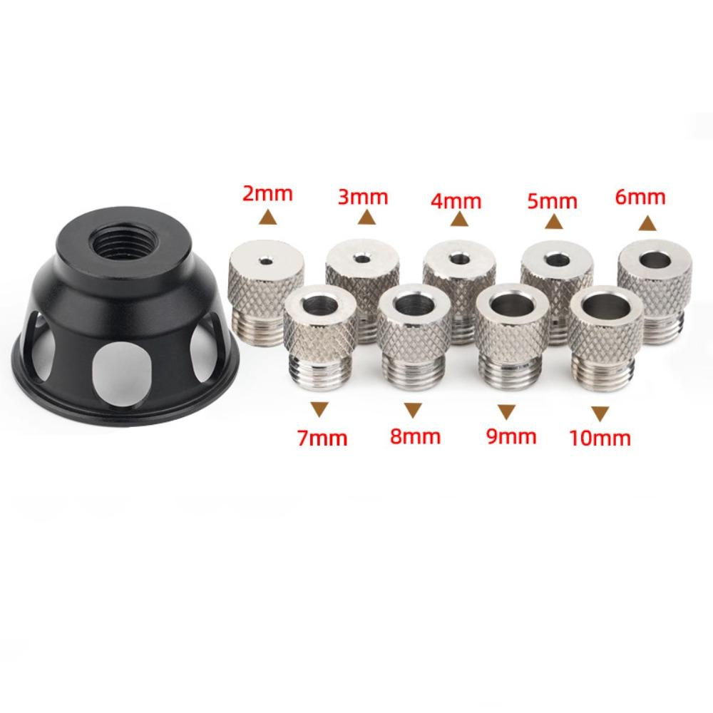 Bit Jig Woodworking Punch Locator Vertical 3-10mm Straight Angle Guide Locator Doweling Jig Accuracy Hole Puncher Tools