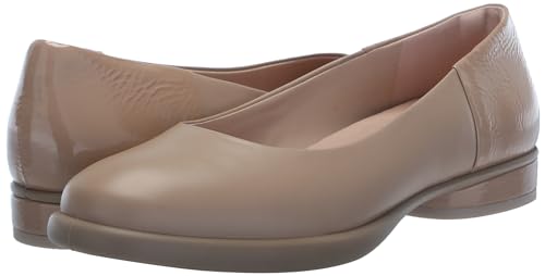 ECCO Genuine Leather Ballet Flats, Sculpted LX
