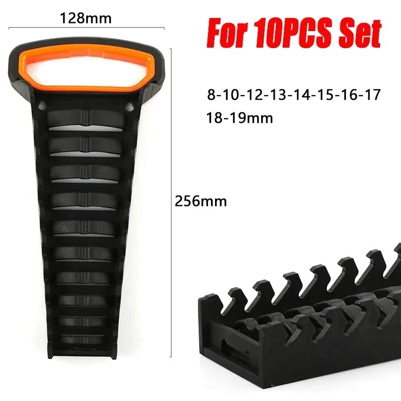 HOT Wrench Organizer Storage Shelf for Ratchet Wrench Set Lightweight Tool Holder for Workshops Garages and Home Use Slots