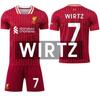 2024-25 Liverpool rotes Heimtrikot #7 Wirtz #11 Salah Fußballtrikots