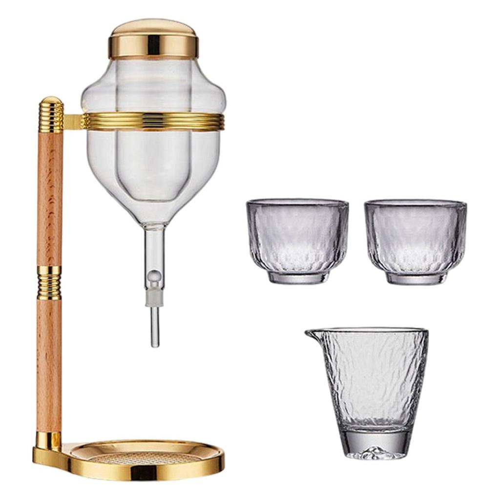 Decanter And Cup Set, Pot Dispenser for Cold Sake
