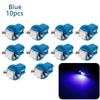 10Pcs New 1SMD T5 B8.5D Gauge LED Car Lights Dashboard Side Interior Dash Lights Indicator Bulbs Bulbs 7