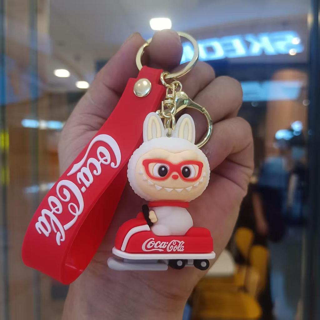 Buck Tooth Sheep Keychain Cute Cartoon Doll Schoolbag Pendant Car Key Chain Gift