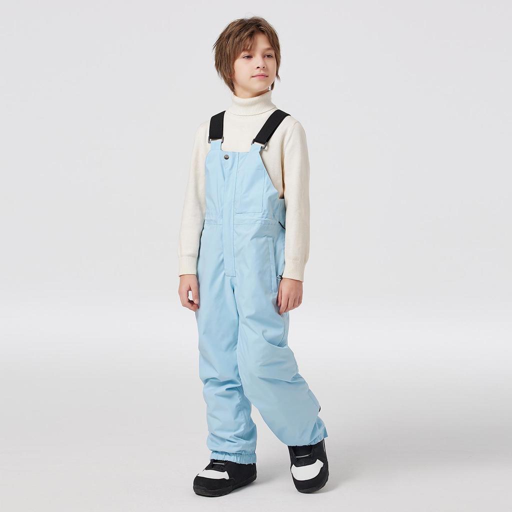 Kids' Winter Ski & Snowboard Bib Pants - Warm, Thick, and Snowproof