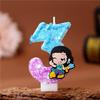 Cartoon Demon Hunter Lumi Birthday Number Candles for Cake Festival Party