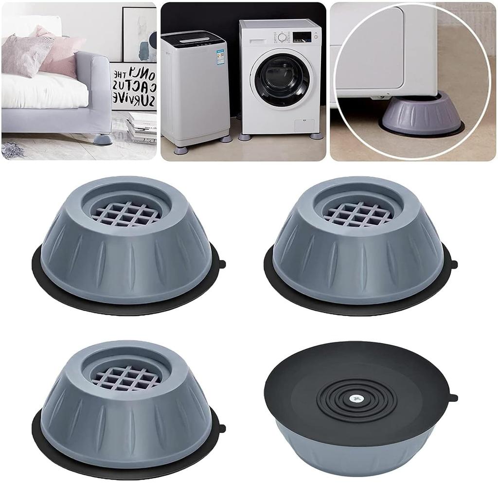 Anti Vibration Pads for Washing Machine and Dryer Shock and Noise Cancelling Washing Machine Support Prevent Moving Shaking Walking Universal Size