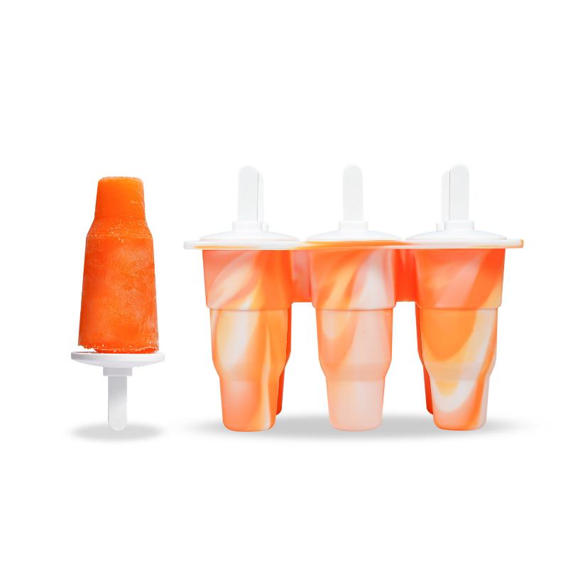 Stampi in silicone per gelato fai-da-te a 6 scomparti Strumenti per la produzione di gelato lungo Stampi pieghevoli per torta al cioccolato