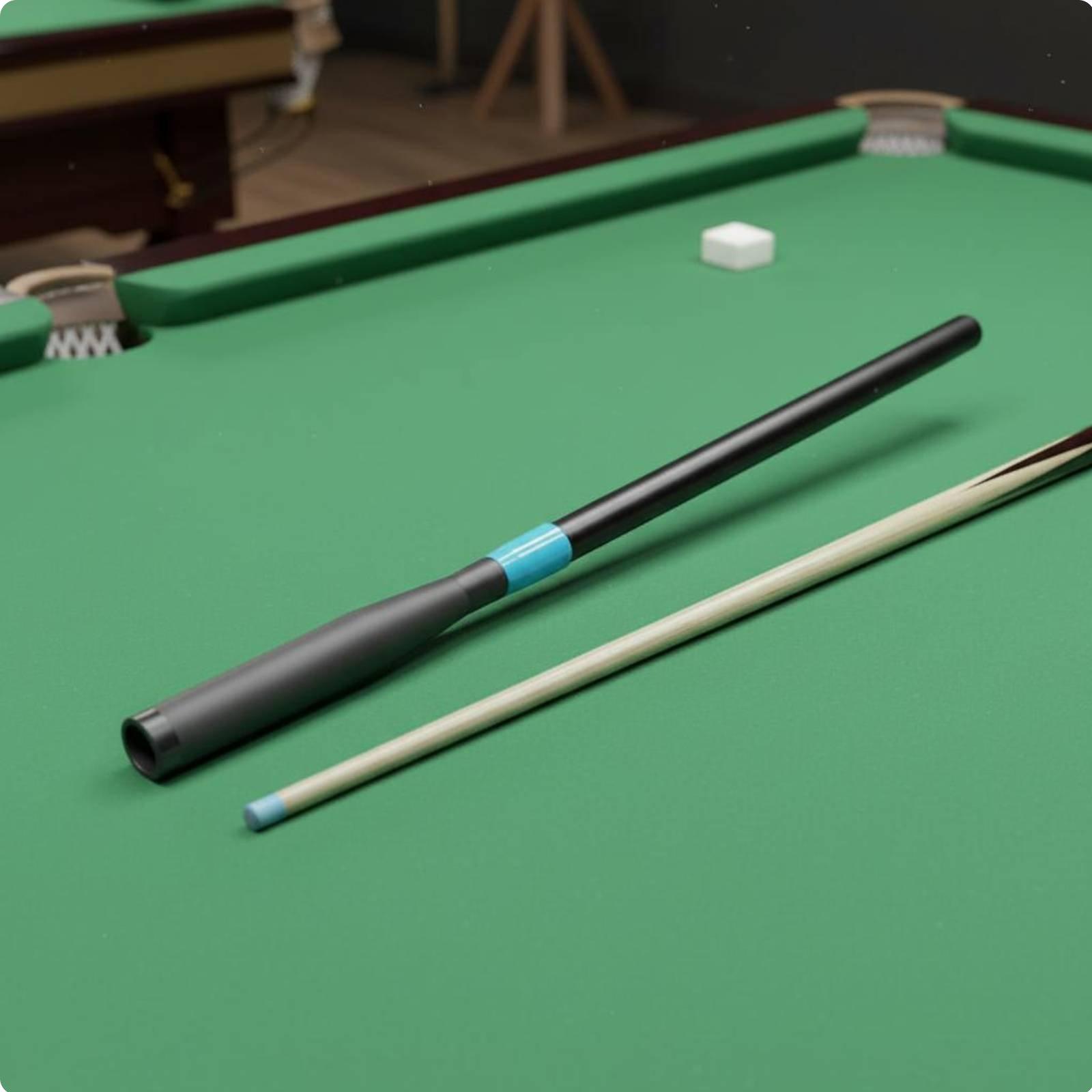 

Telescopic Snooker Cue Extender Adjustable Length Pool Cue Extension Sleeve-on Pool Stick Extender Lightweight