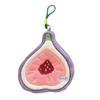 Cartoon Fruit-Shaped Coral Fleece Hand Towel - Absorbent Kitchen & Bathroom Cloth