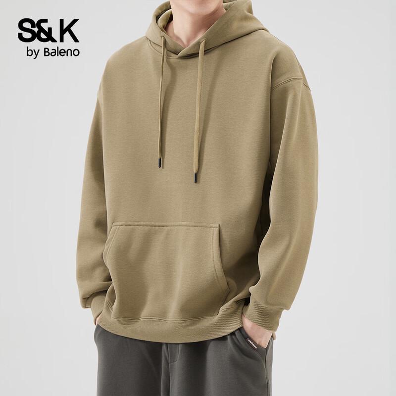 Baleno S&K Men's American Style Hooded Sweatshirt