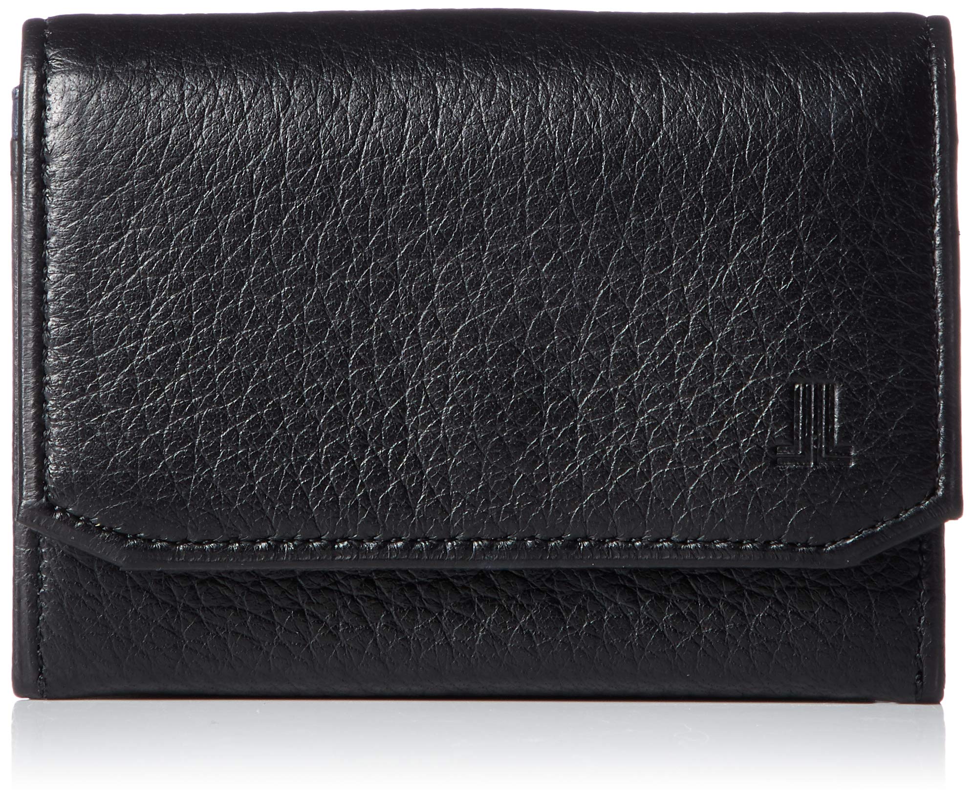 

Кошелек для монет из оленьей кожи Lanvin Collection, мужской кошелек, сделано в Японии из отборной оленьей кожи, двухслойное отделение для монет, черный