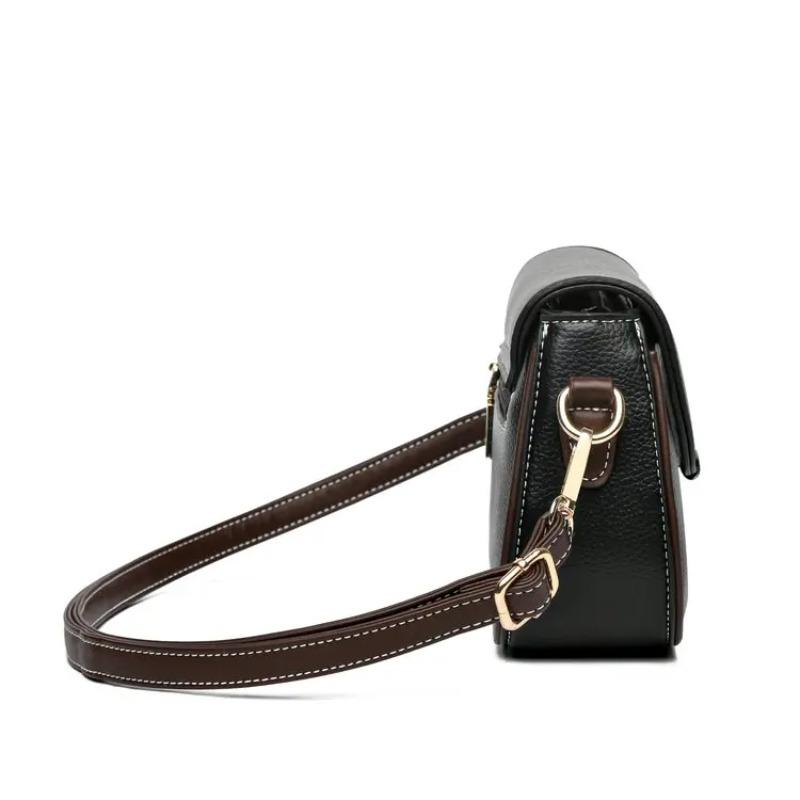 Fashionable PU Leather Women's Shoulder Bag, Simple Casual Crossbody Bag, Fashionable Retro Daily Bag Suitable for Daily Use and Shopping