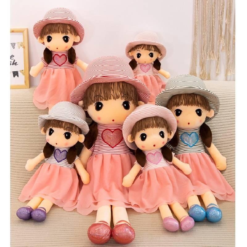 Adorable Sweetheart Fairy Plush Doll Soft Crystal Velvet Stuffed Toy Large Size