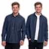 Men's Cotton Jeans Shirt Elegant Modern Classic MORAJ XL JEANS