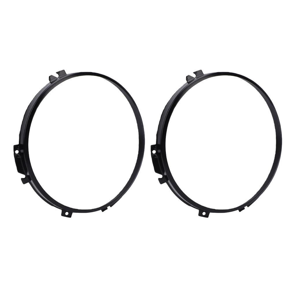 2PCS Headlight Retaining Ring Replacement for Defender Black 7 Inch Headlamp Bezel STC3018 Headlight Mounting Ring Trim