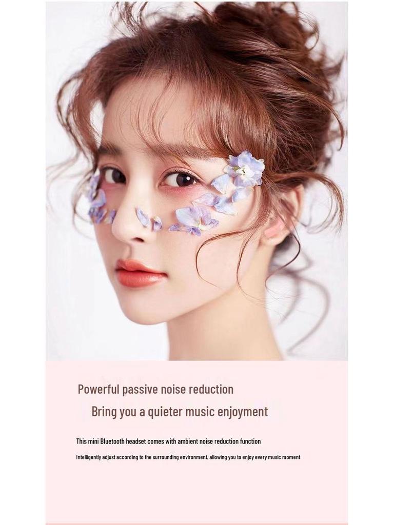 Mini High-Value Noise-Cancelling Bluetooth Earbuds for Girls - Wireless, Hot-Selling Pro5s Edition
