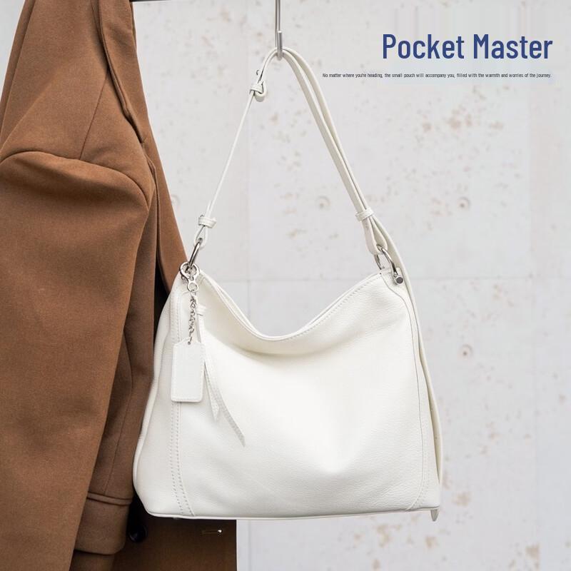 Dou Xiao Zhu Retro Leather Shoulder & Crossbody Bag