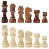 32Pcs Tournament Wood Chessmen with 2.2inch Chess Game Pieces of Missing Pieces