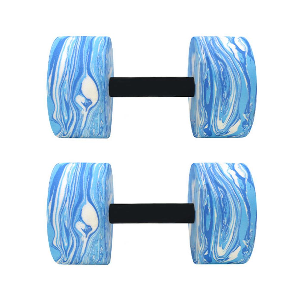 1Pair High Density EVA Foam Dumbbells Aquatic Exercise Dumbells Aqua Fitness Barbells Water Fitness Exercises Equipment