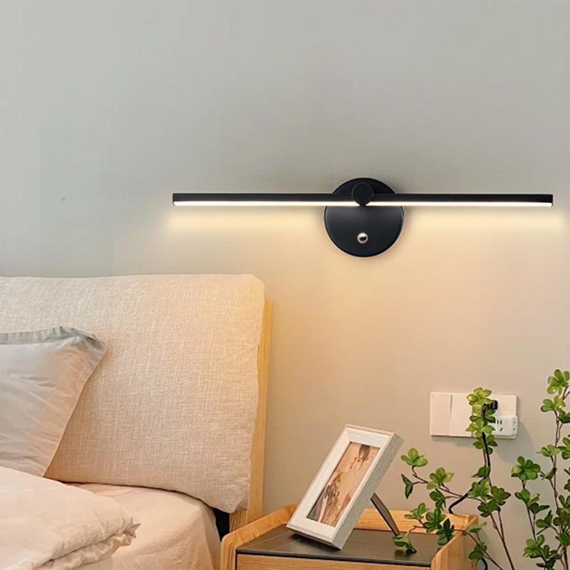 Rechargeable LED Wall Lamp for Bathroom, Bedroom, or Living Room