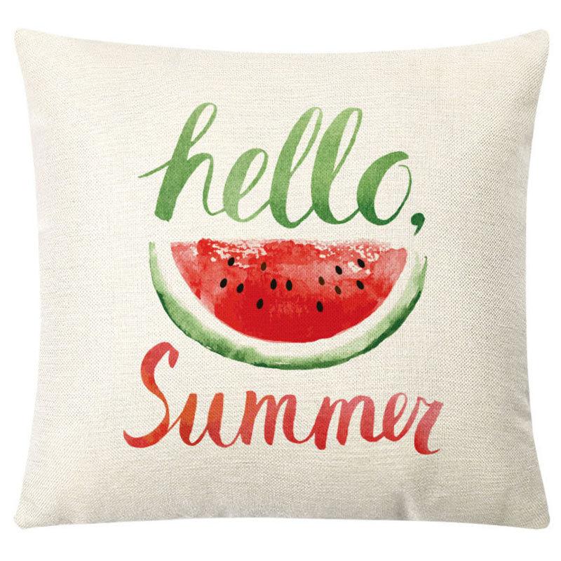 Pillow Nordic Linen Pillow Cover Spring Living Room Sofa Cushion Lumbar Cushion