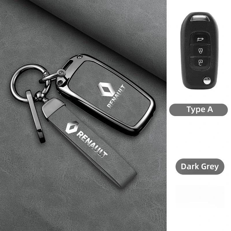 Copricerchi Lega di Zinco Custodia Cover Guscio Portachiavi per Auto per Renault Koleos Captur Kadjar Megane Clio 5 Talisman Arkana Zoe Scenic