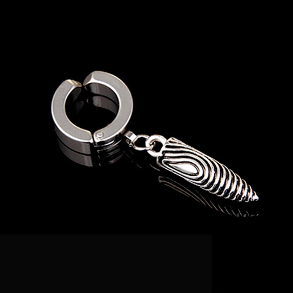 Fashion Rock Style Hypoallergenic Cross Shaped Titanium Steel Ear Clip Accessories