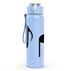 1PC Black Musical Note Minimalist 750ml Color Plastic Sports Water Bottle Leakproof Flip Straw Lid Suitable for Sports Office Home Use