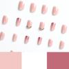 Wear nail pads Gentle naked pink white edge nail pads Nail art French ins Girl fake nails