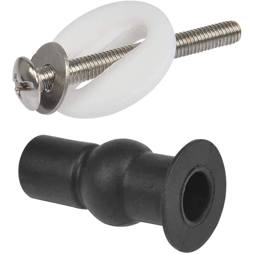 Toilet Lid Screws Stainless Steel Adaptive Rubber Stopper