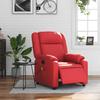Electric Massage Chair Red Faux Leather