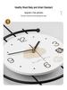 High-End Creative Living Room Wall Clock: Elegant Design for Home Decor
