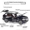 1:32 Scale X5 M8 Car Model Toy Doors Opened Rubber Tires Cars Pull Back Sound Light Miniature Models for Boys Hobby Collections