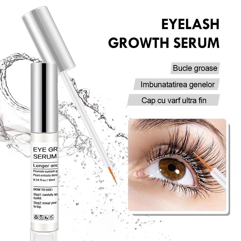 Eyelash Growth Serum 10ml – Thicker, Longer, Natural Curling, Non-Irritating, Suitable for All