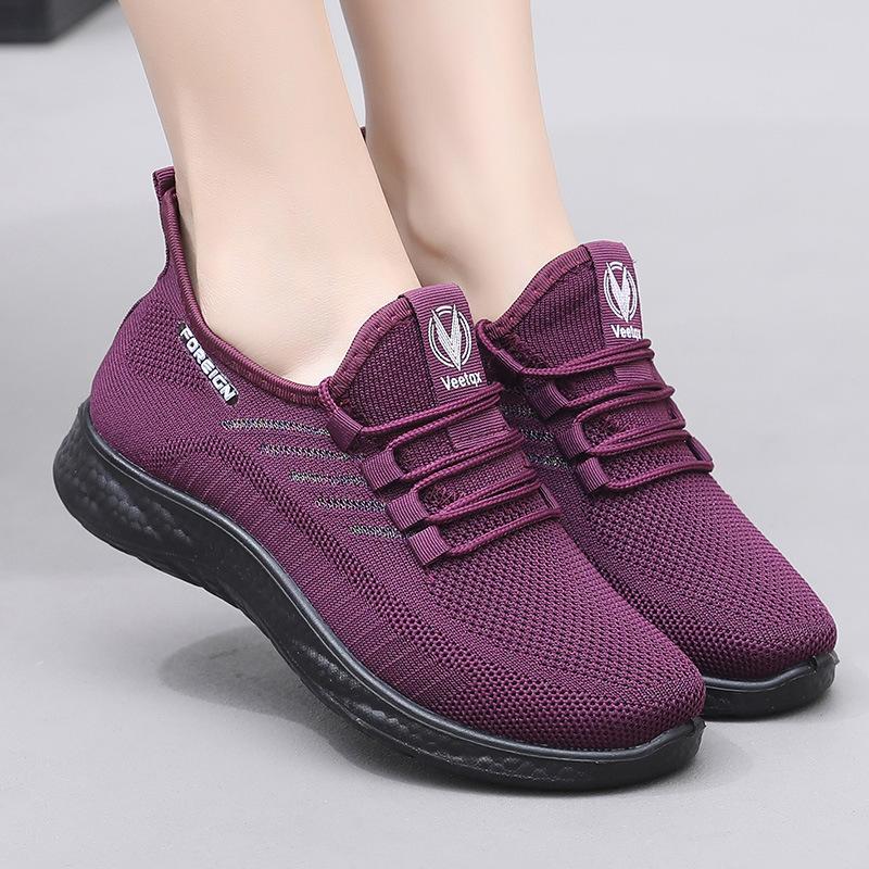 2025 spring new walking women's shoes female mother women's shoes breathable versatile casual foreign trade shoes
