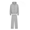 FlowStreet Embroidered Casual Zipper Hoodie Sweatpants Two-piece Set Y2K Clothing Men's Hip-hop Oversized Sweatpants Casual Pants