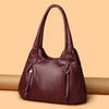 Women's Bag Large Capacity Portable Tote Bag Commuter PU Shoulder Crossbody Bag