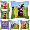 Carino Cartone Animato Per Teletubbies Copricuscini Cartone Animato Divano Decorativo Casa Stampa Double-Sided Peluche Corto Carino Copricuscino