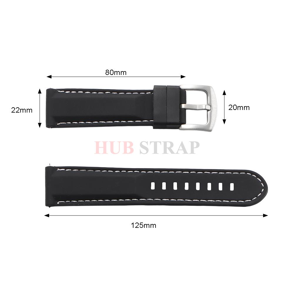 18mm 20mm 22mm 24mm Silicone Watch Band for Seiko Strap Rubber Bracelet Men Women Sport Replacement Watch Band for Omega Belt