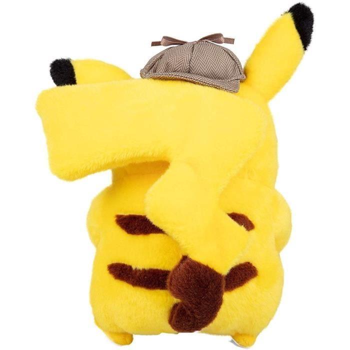 Pokemon - film détective pikachu - peluche 20 cm détective pikachu
